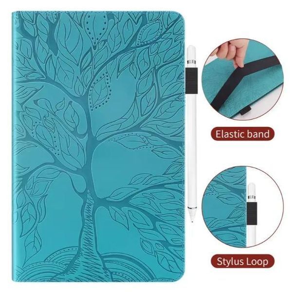 Чохол книжка Wood Book на планшет Poco Pad M1 (12.1") / блакитний 100915 фото