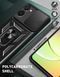 PC + TPU чехол Camshield armor для Realme C33 / серебристый 089419 фото 7