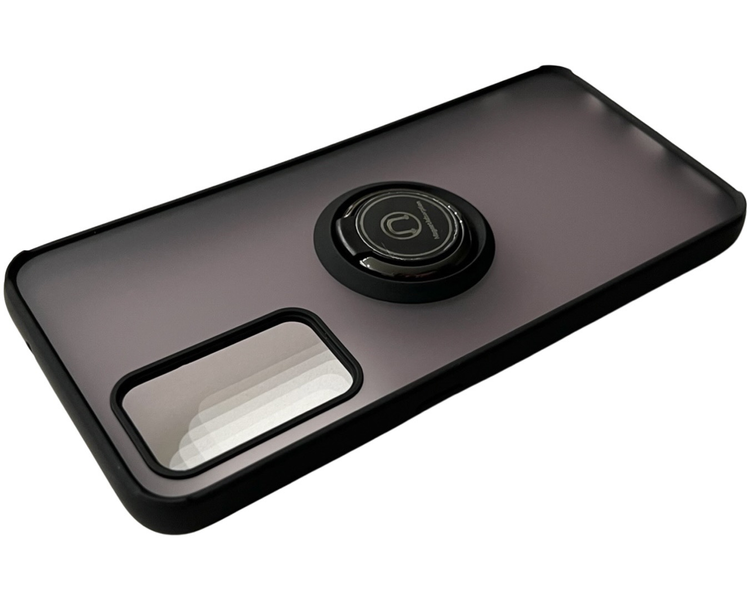 TPU чохол накладка Matte Ring Magnit для Realme GT Master (на реалі жт мастило) чорний 086294 фото