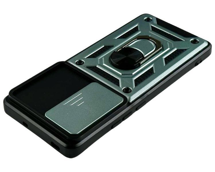 PC + TPU чохол Camshield armor на Oppo Reno 10 зелений 095738 фото