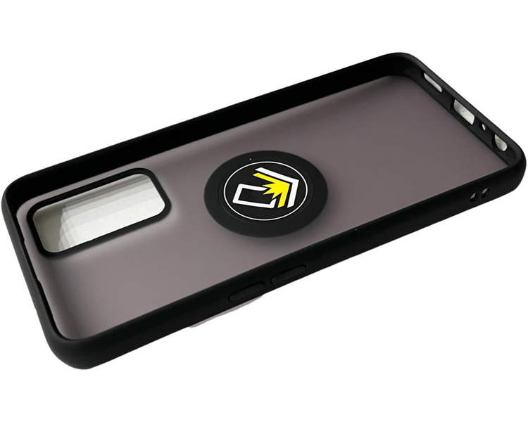 TPU чохол накладка Matte Ring Magnit для Realme GT Master (на реалі жт мастило) чорний 086294 фото