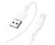 Hoco X83 Star Micro USB Cable Supports (2.4A 1m) белый 86948 фото 3