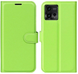 Шкіряний чохол-книжка Lichee для Motorola G72 зелений 089771 фото 2