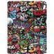 Шкіряний чохол книжка Crazy Horse для OPPO Pad Air 2 (11.4")/ Graffiti 099413 фото 2