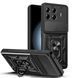 PC + TPU чехол Camshield Armor для Tecno Spark 20 Pro Plus / черный 097101 фото 1