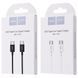 USB кабель Hoco X23 Skilled Type-C to Type-C Cable (1m) (черный и белый) 80622 фото 1