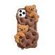 Чехол резиновый Cookie на iPhone 11 / коричневый 098154 фото 1