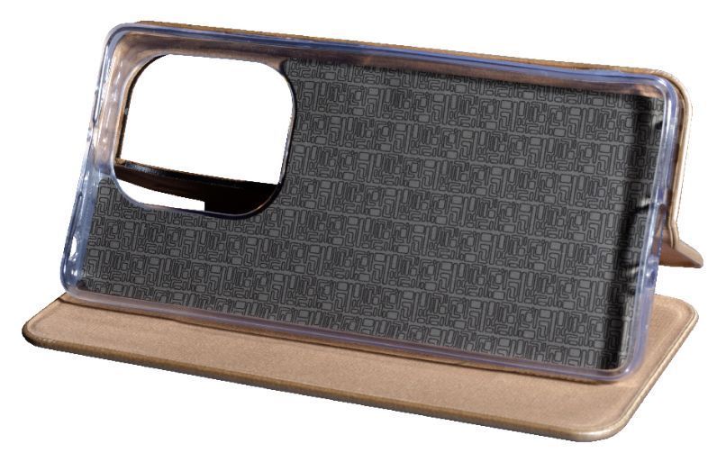 Шкіряний чохол книжка New Book case на Xiaomi Redmi Note 13 Pro (4G) / золотистий 096007 фото