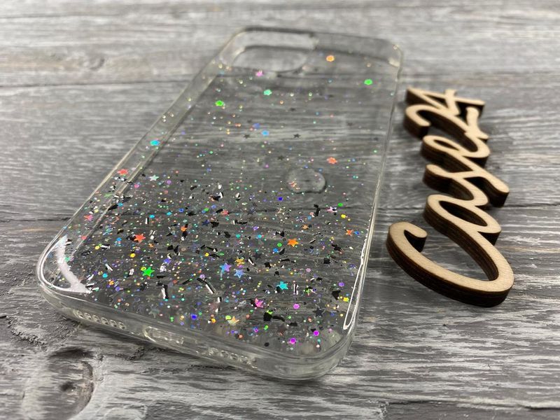 TPU чехол Star Glitter для Apple iPhone 12 Pro Max прозрачный 083189 фото
