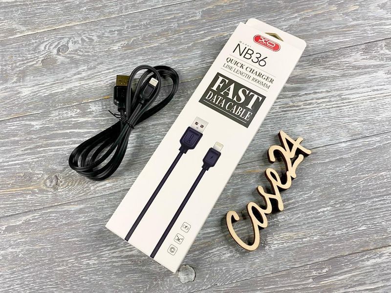 Кабель USB XO NB36 на Lightning (2 кольори) 83784 фото