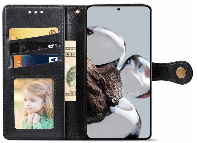 Чохол-книжка Galant для Xiaomi 12T (на саомі 12т) чорний 087398 фото