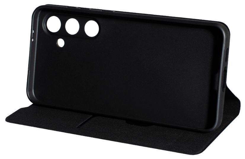 Шкіряний чохол книжка Fibra case на Samsung Galaxy S24 FE / бордовий 201404 фото