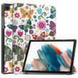 Чехол книжка Crazy Horse для Samsung Galaxy Tab A9 Plus (11") / бабочки