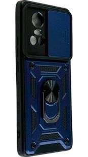 PC + TPU чехол Camshield armor на Oppo Reno 10 синий 095739 фото