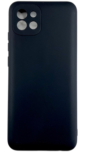 TPU чохол Smitt накладка бампер для Samsung Galaxy A03 2022 (на самсунг а03) чорний 085141 фото