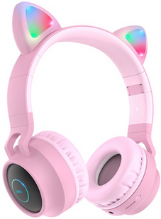 Бездротові навушники Hoco W27 Cat Ear Bluetooth c LED підсвічуванням 84070 фото