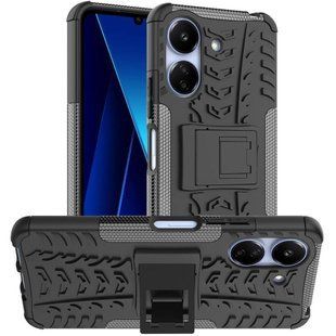 PC + TPU чехол Armor для Xiaomi Redmi 13C черный 095596 фото