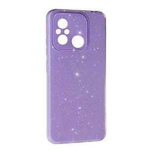TPU чехол Summer Vibe для Xiaomi Redmi 12C фиолетовый 088469 фото