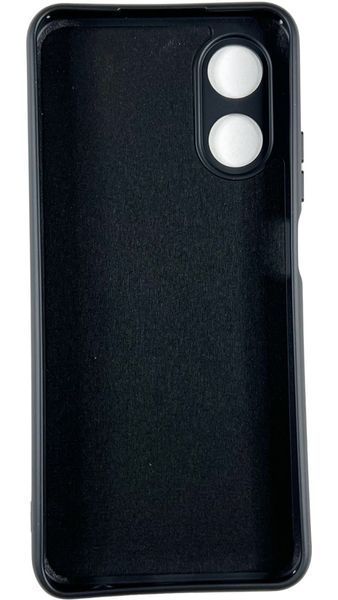 Чехол Soft touch для OPPO A17 (на оппо а17) черный 087499 фото