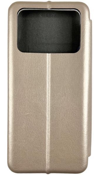 Шкіряний чохол-книжка Elegant на Poco M4 Pro 4G / золотистий 87899 фото