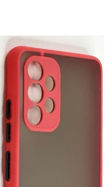 TPU чехол накладка Matte Color Case для Samsung Galaxy A73 красный 092430 фото