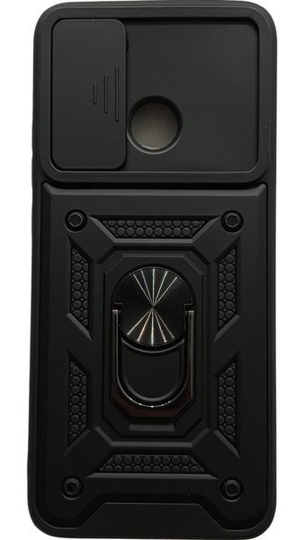 PC + TPU чохол Camshield armor на Poco C40 / чорний 086150 фото