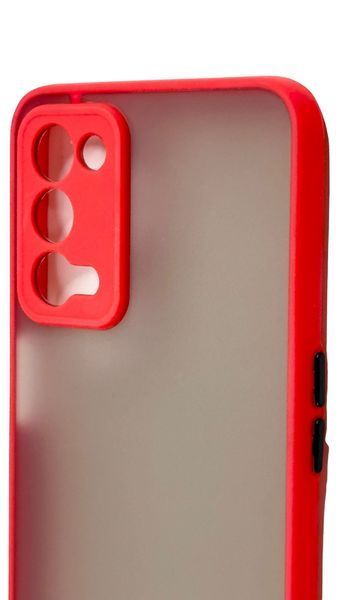 TPU чохол накладка Matte Color Case для OPPO A55 червоний 83237 фото