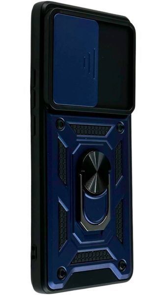 PC + TPU чехол Camshield armor на Oppo Reno 10 синий 095739 фото