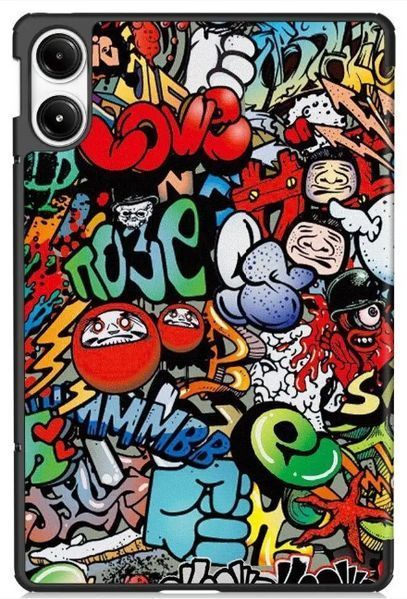 Чохол книжка Crazy Horse на Xiaomi Redmi Pad 2 Pro (12.1") / graffity 203994 фото