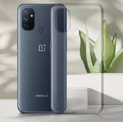 Ультратонкий 0,3 мм чохол для OnePlus Nord N100 прозорий 084158 фото
