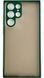 TPU чохол накладка Matte Color Case для Samsung Galaxy S22 Ultra темно-зелений 092180 фото 2