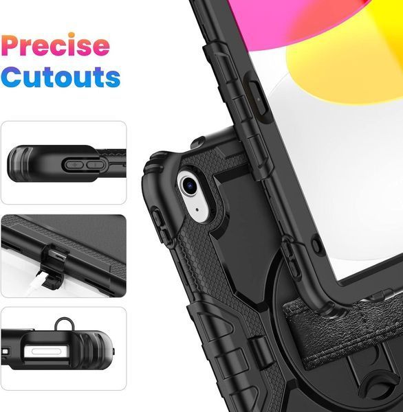 PC + TPU чехол Armor Cover Tablet на планшет iPad 11" (A16) 2025 / черный 099959 фото