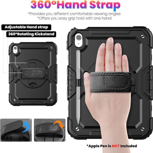 PC + TPU чехол Armor Cover Tablet на планшет iPad 11" (A16) 2025 / черный 099959 фото