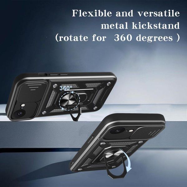 PC + TPU чохол Camshield Armor для iPhone 16e/сріблястий 099793 фото