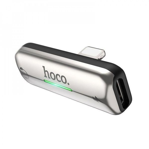 AUX переходник Hoco LS27 Lightning to Lightning + Lightning 80593 фото