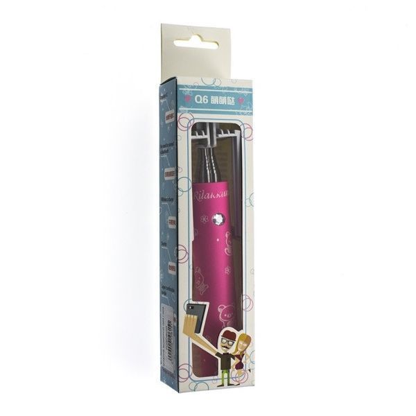 Монопод/селфі-палиця MONOPOD Q03/Q06 для смартфонів рожевий 54727 фото