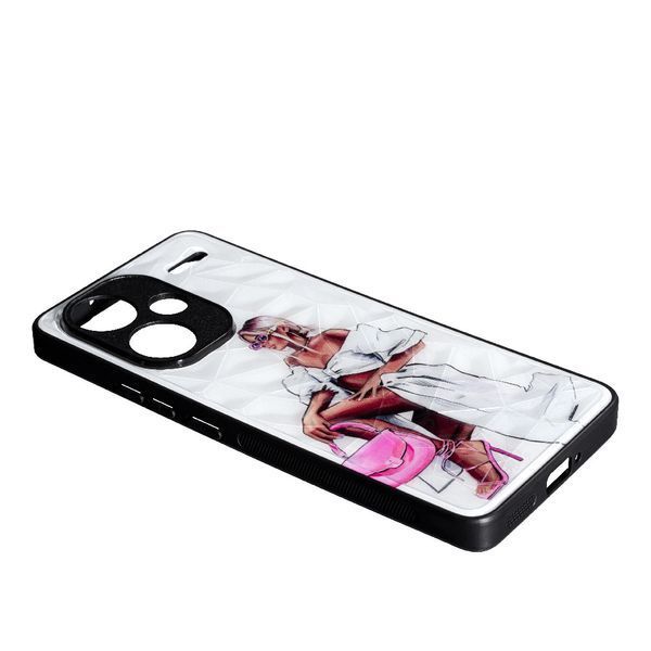 Чохол накладка Prisma Ladies для Xiaomi Redmi Note 13 Pro Plus (5G) Pink Bag 096198 фото