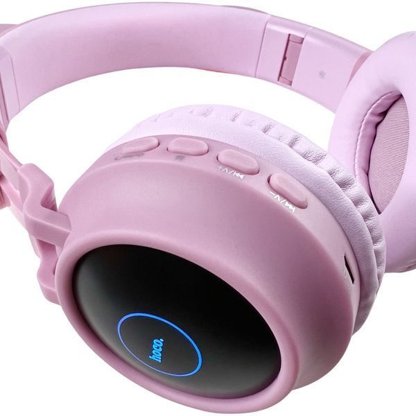 Беспроводные наушники Hoco W27 Cat Ear Bluetooth c LED подсветкой 84070 фото