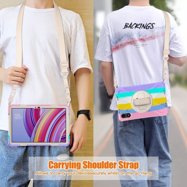 Чохол Carbon Armor Cross Tablet на планшет Poco Pad (12.1")/ райдужний 098534 фото