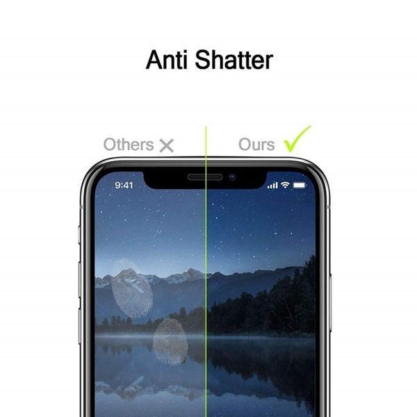 Захисне скло для iPhone XR чорне 052512 фото