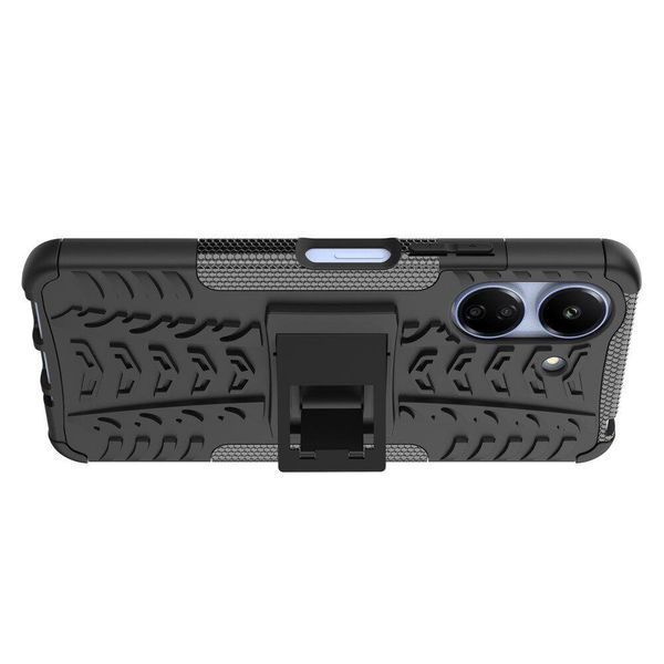 PC + TPU чехол Armor для Xiaomi Redmi 13C черный 095596 фото