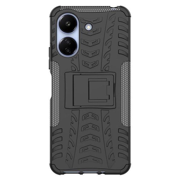PC + TPU чехол Armor для Xiaomi Redmi 13C черный 095596 фото