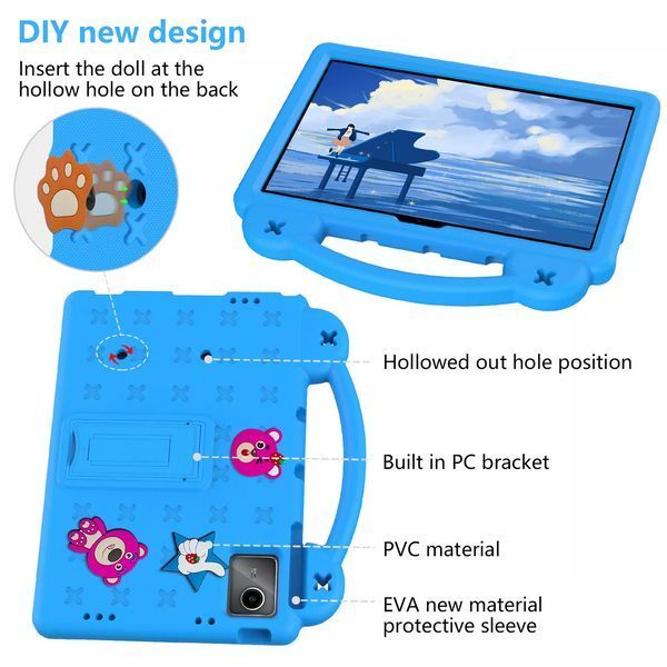 Чехол New Junior Case Tablet на планшет Lenovo Tab M11 (11") / голубой 098490 фото