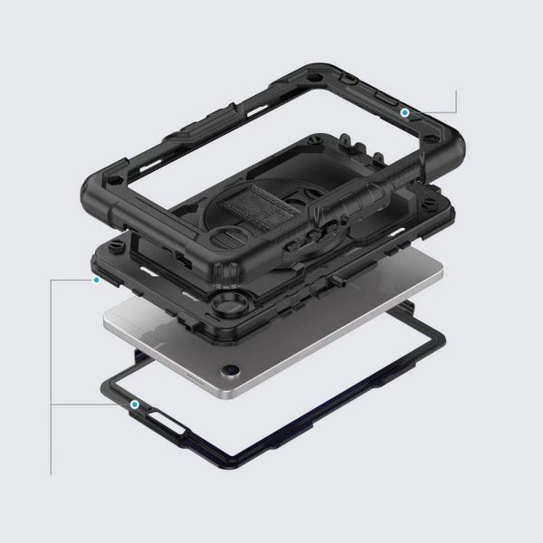PC + TPU чохол Armor Cover Tablet на планшет Samsung Galaxy Tab A11 Plus (11") / чорний 100593 фото