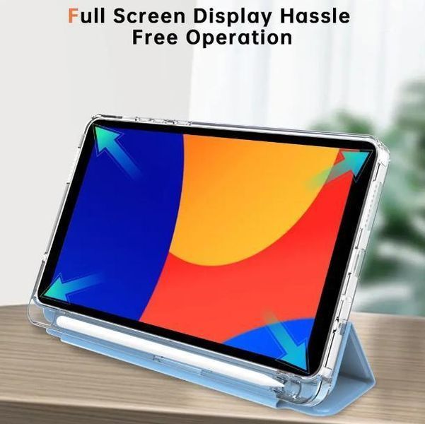 Чохол книжка Transparent Origami на Samsung Galaxy Tab A11 Plus (11") / блакитний 100704 фото