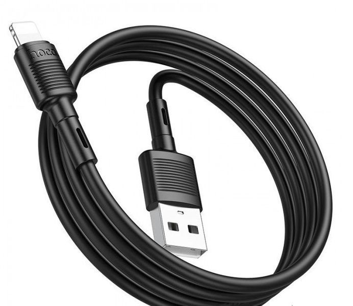 Hoco X83 Star Lightning Cable Supports (2.4A 1m) черный 86949 фото