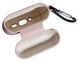 Силиконовый чехол с карабином и микрофиброй для AirPods Pro 3 / pink sand 204166 фото 2