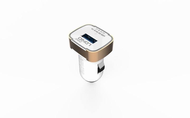 Автомобільна зарядка LDNIO DL-211 на 1 USB (2.1 A) (2 кольори) 51138 фото
