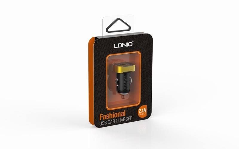 Автомобільна зарядка LDNIO DL-211 на 1 USB (2.1 A) (2 кольори) 51138 фото