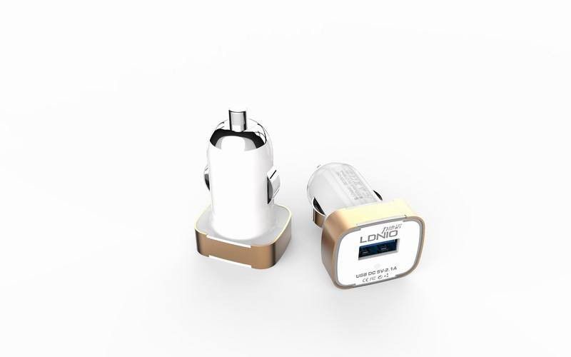Автомобільна зарядка LDNIO DL-211 на 1 USB (2.1 A) (2 кольори) 51138 фото